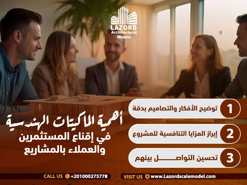أهمية الماكيتات الهندسية في إقناع المستثمرين والعملاء بالمشاريع