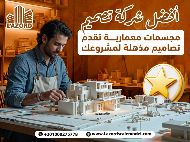 أفضل شركة تصميم مجسمات معمارية تقدم تصاميم مذهلة لمشروعك