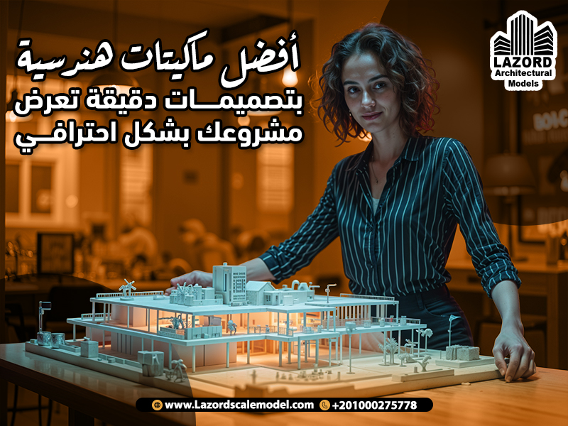 أفضل ماكيتات هندسية بتصميمات دقيقة تعرض مشروعك بشكل احترافي