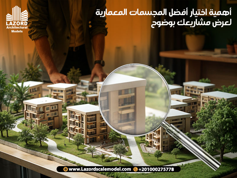أهمية اختيار أفضل المجسمات المعمارية لعرض مشاريعك بوضوح