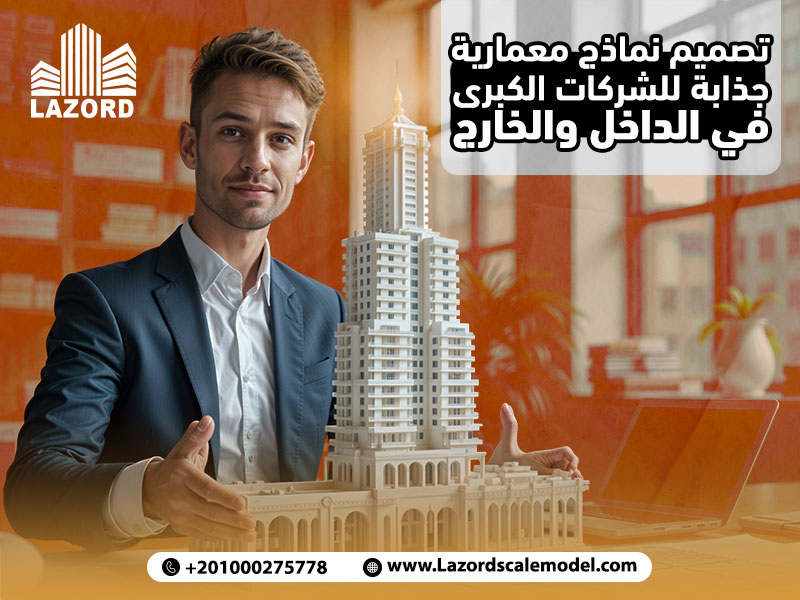 تصميم نماذج معمارية جذابة للشركات الكبرى في الداخل والخارج