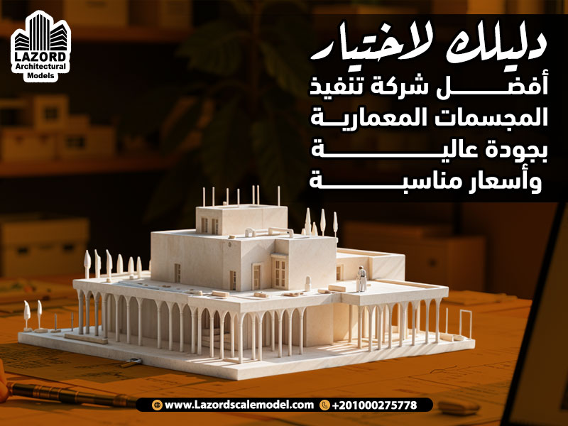 دليلك لاختيار أفضل شركة تنفيذ المجسمات المعمارية بجودة عالية وأسعار مناسبة