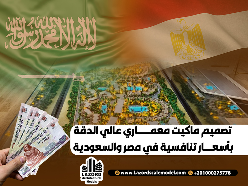 تصميم ماكيت معماري عالي الدقة بأسعار تنافسية في مصر والسعودية